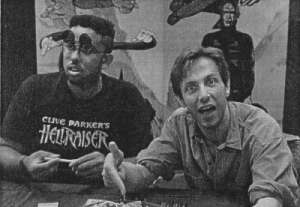 Marc McLaurin and Clive Barker  at a Chicago convention.